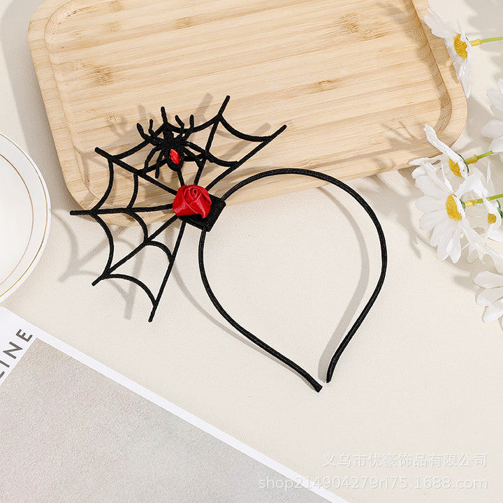 Halloween lace spider web headband creative Halloween headband