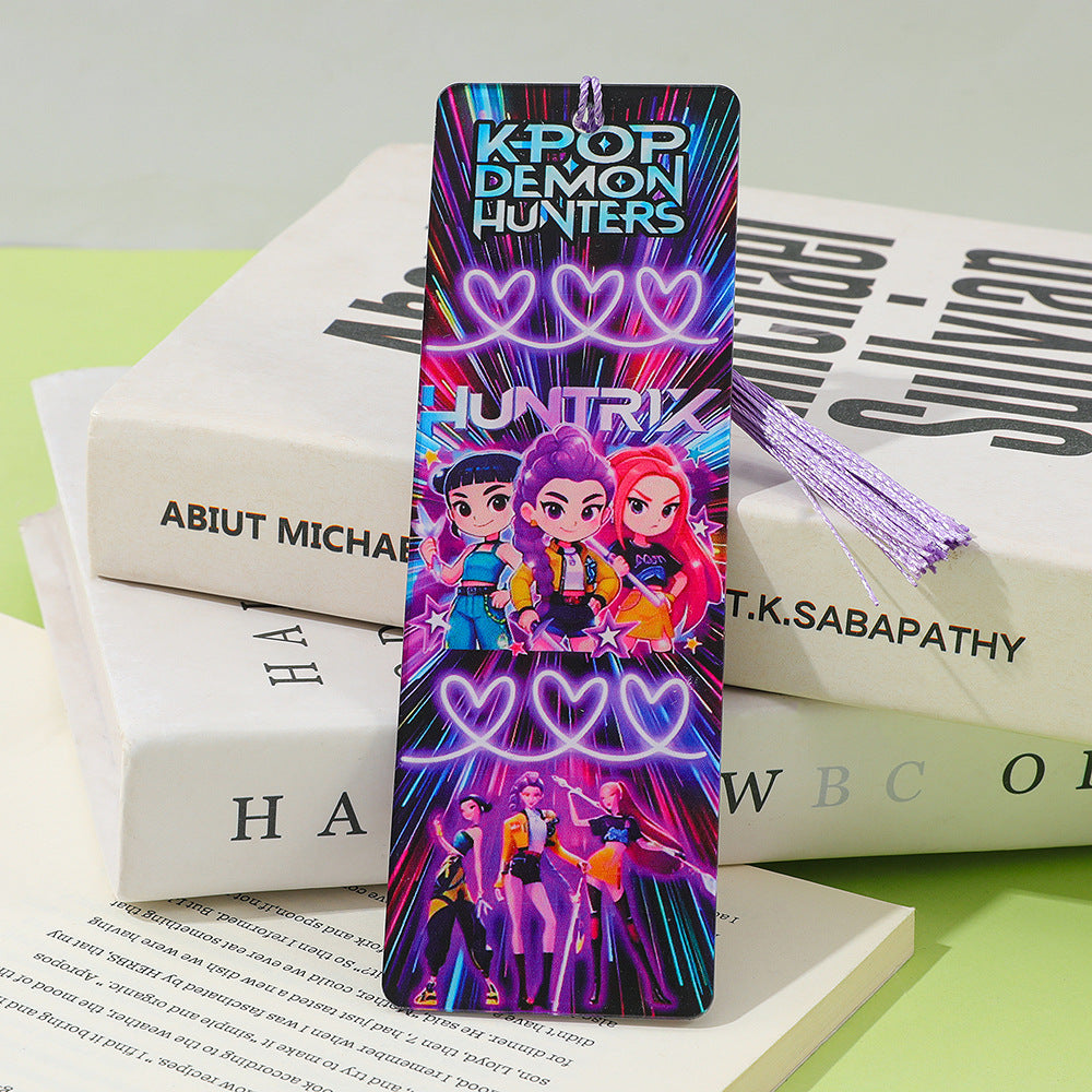 KPOP demon hunters Acrylic bookmarks student gifts