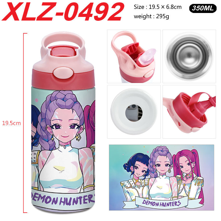 KDH K-pop inspired Stainless steel thermos Cups students Tumblers-350ml