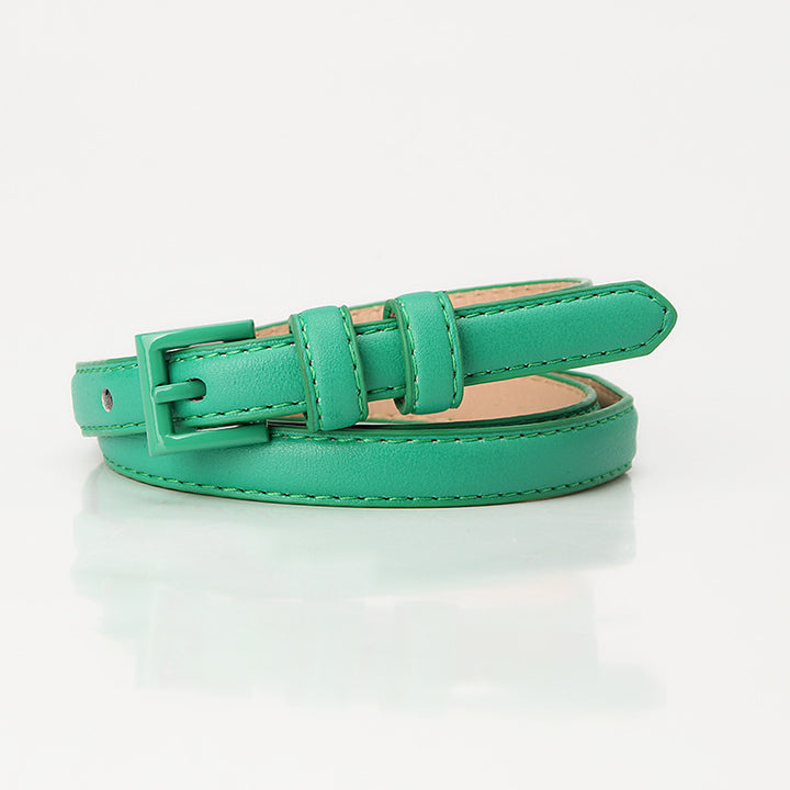 Summer fashion dopamine color women's thin belt