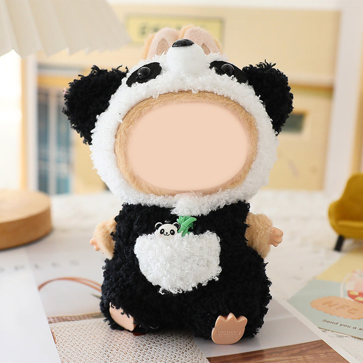 Labubu Furry cute animal clothing dolls Costume clothes