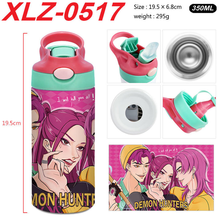 KDH K-pop inspired Stainless steel thermos Cups students Tumblers-350ml