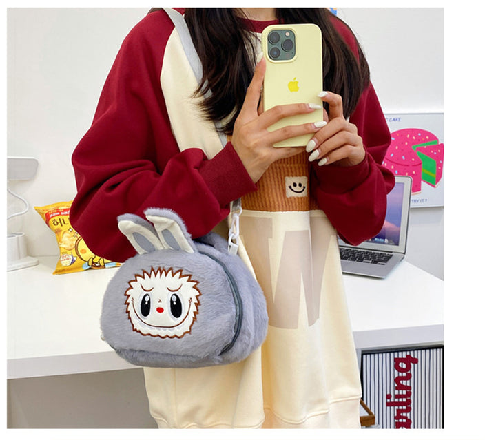 Labubu Cartoon Plush shoulder crossbody Bag