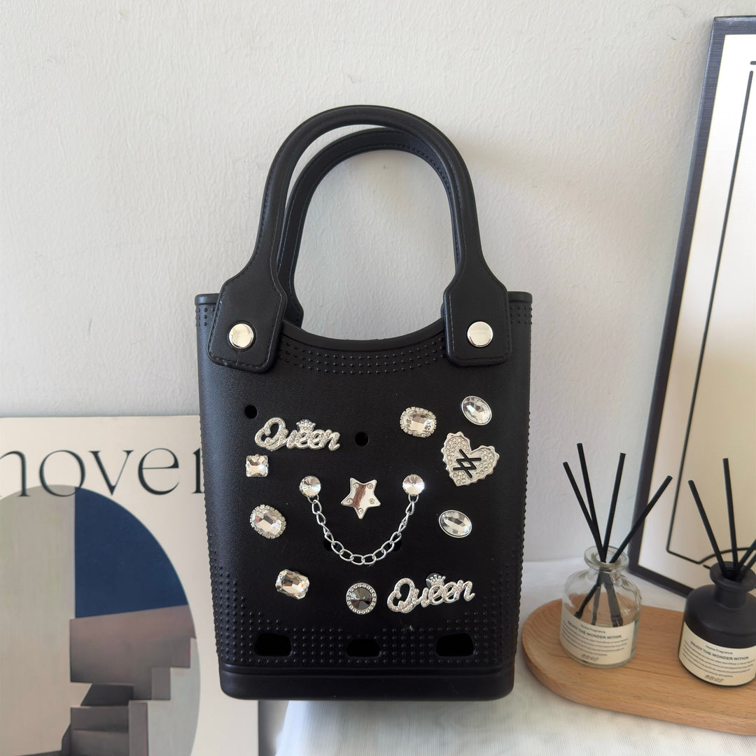 EVA Beach Bogg handbag DIY hole seaside beach bag