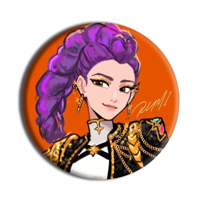 K-pop Demon Hunters Inspired Badges