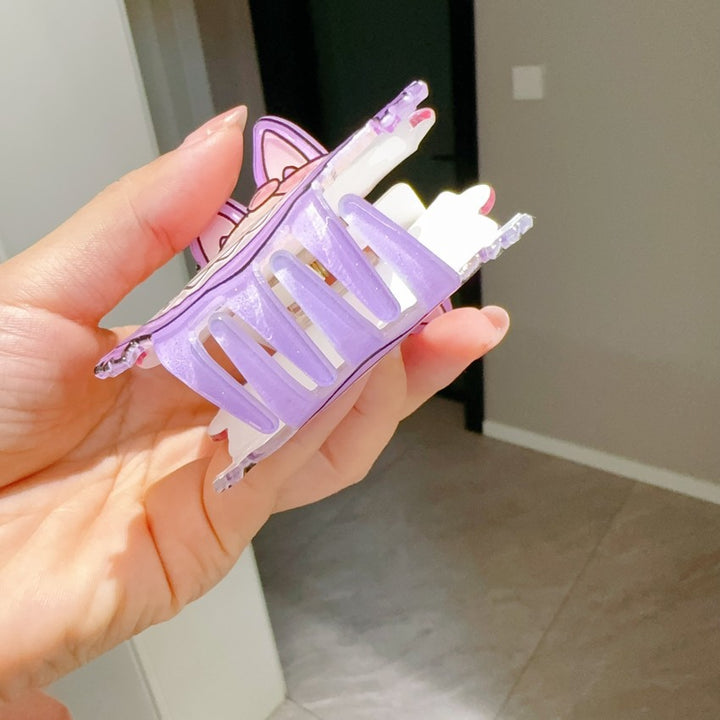 Labubu cartoon cute hair claw clips-12pcs set