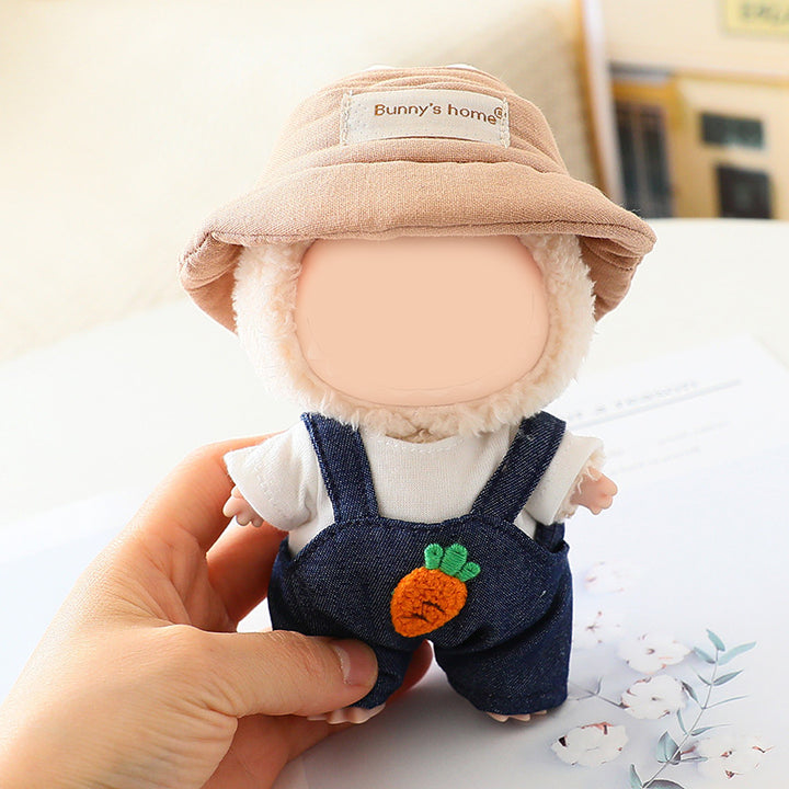 Labubu top&overalls set dolls clothes
