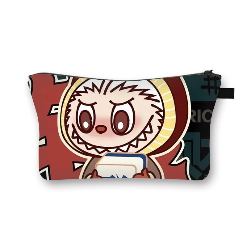 Labubu cosmetic bag portable toiletry bag