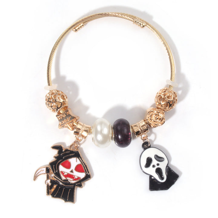 Halloween DIY beaded bracelet holiday gift