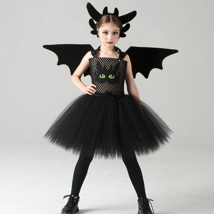 Halloween Dragon Toothless costume for girls