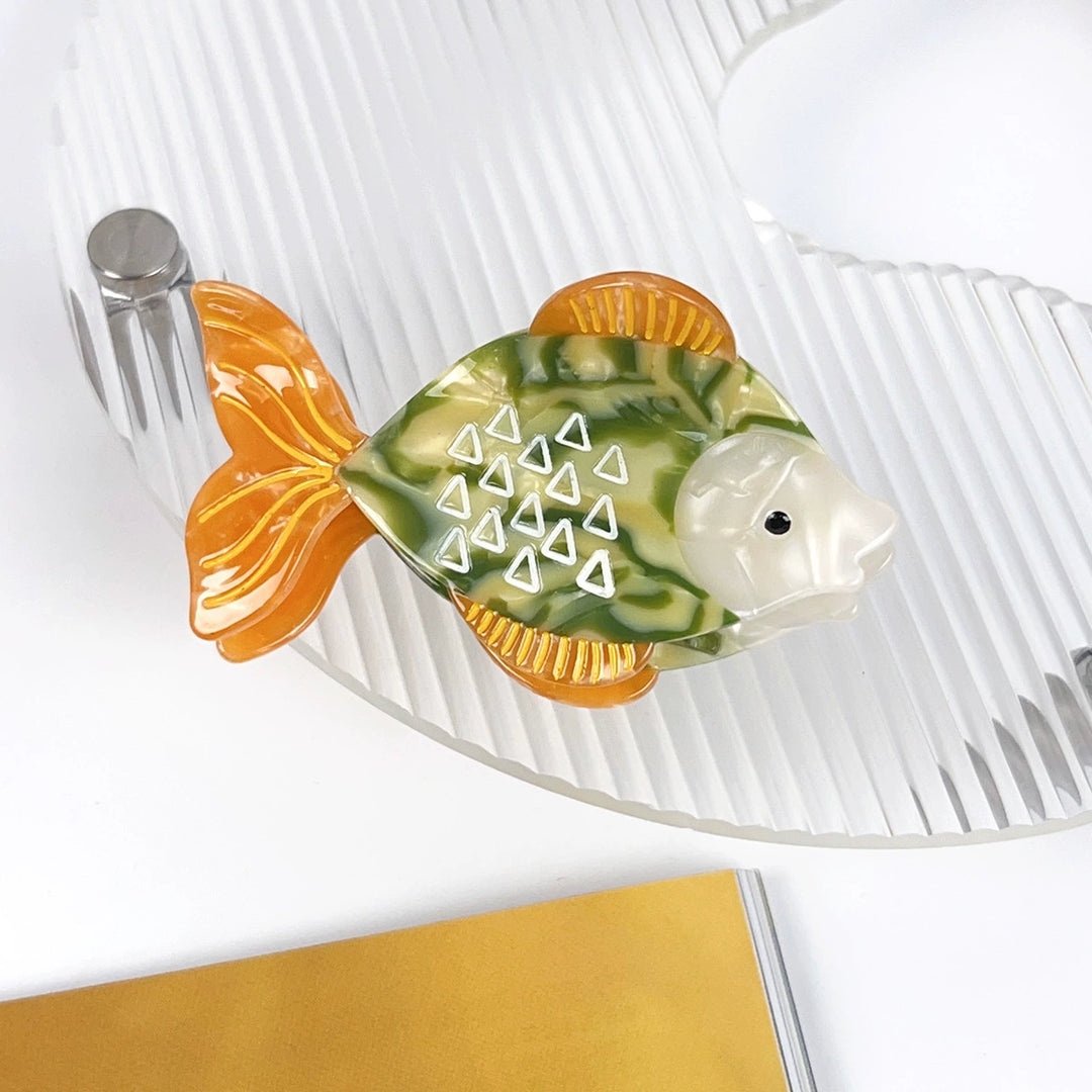 Goldfish acetic hair hark clip Personalized hair clip