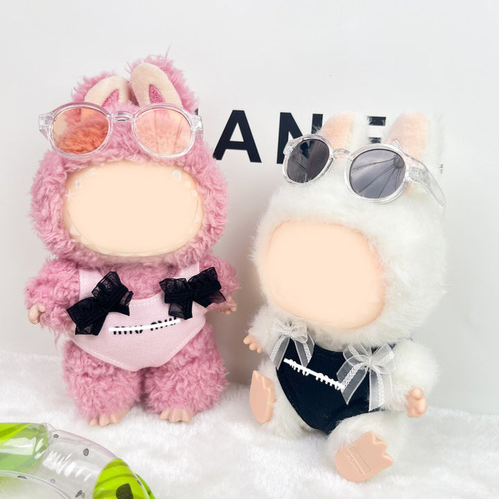 Labubu swimsuit&sunglasses 2pcs set