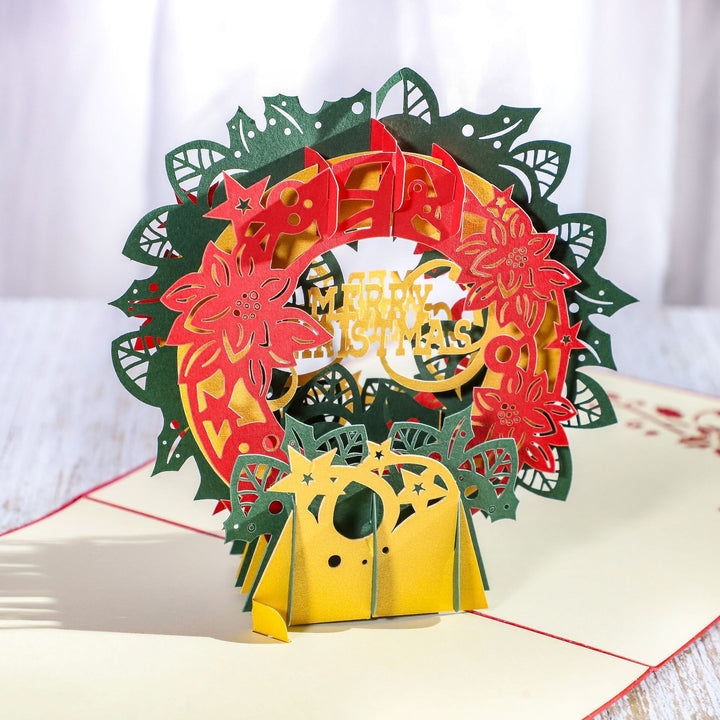 3D Christmas Holiday Greeting Cards Christmas Gift Card