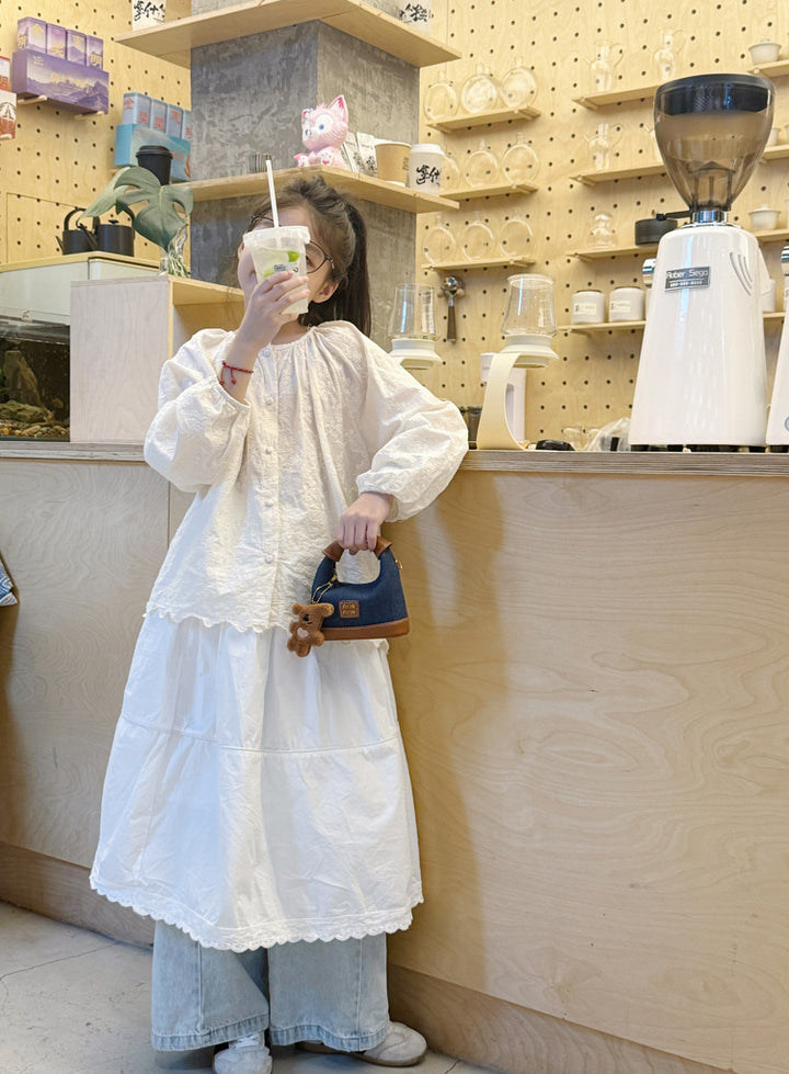 Girls plaid mini handbag shoulder bag