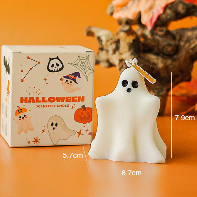 Halloween cute ghost handmade scented candles Halloween gift