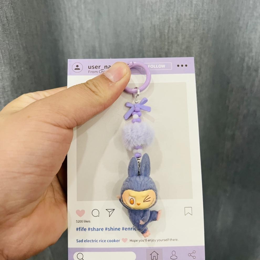 LABUBU Lazy Yoga Series Keychain Blind Box