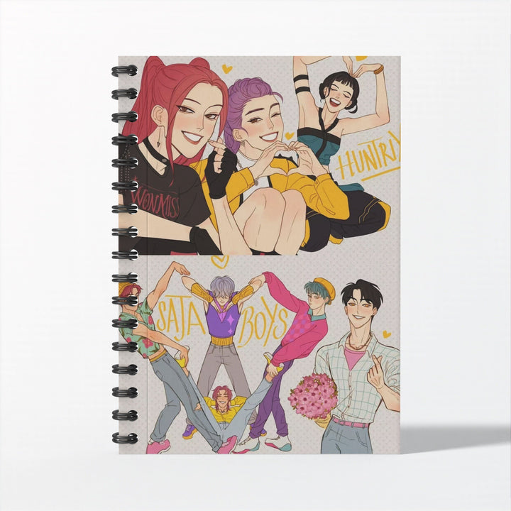 Kpop Demon Hunters coil notebook