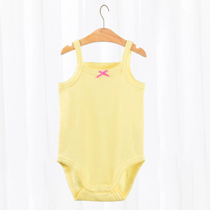 Baby cotton sling romper for summer