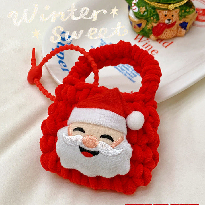 Christmas mini Coin Purse Storage Bag Pendant Gift