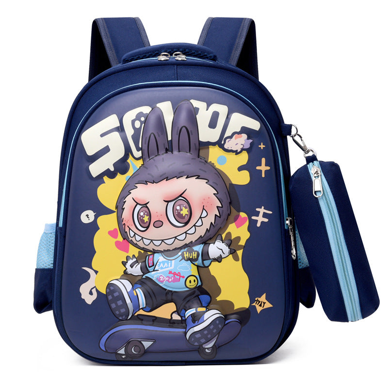 Labubu backpack students schoolbag