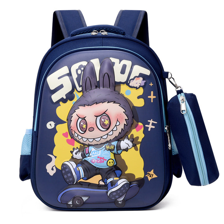 Labubu backpack students schoolbag