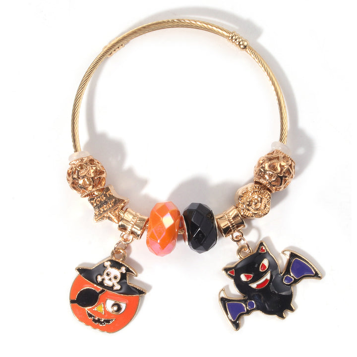 Halloween DIY beaded bracelet holiday gift