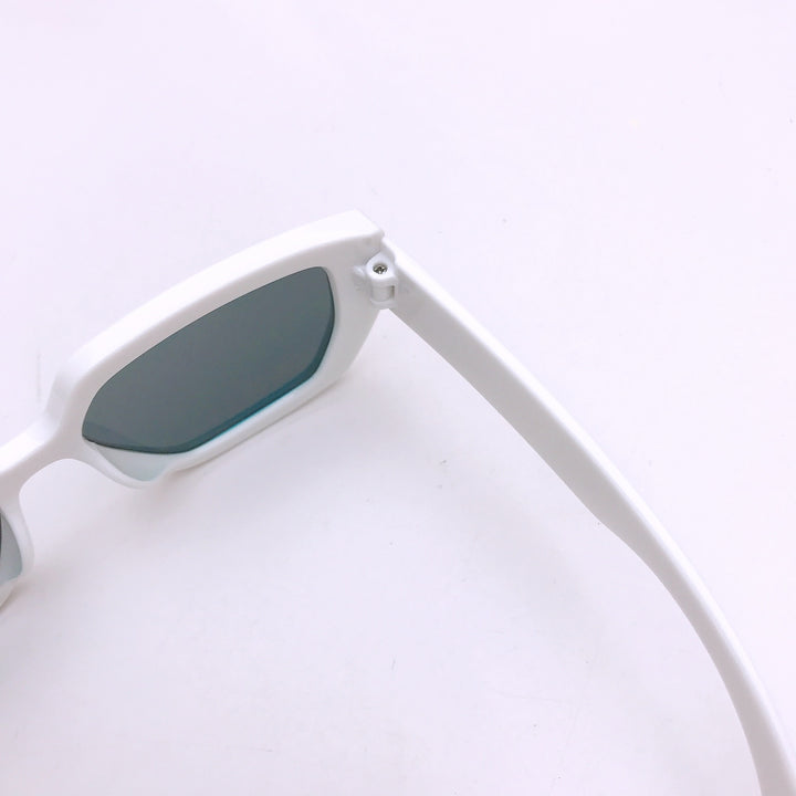 Gradient color square frame cool kids sunglasses