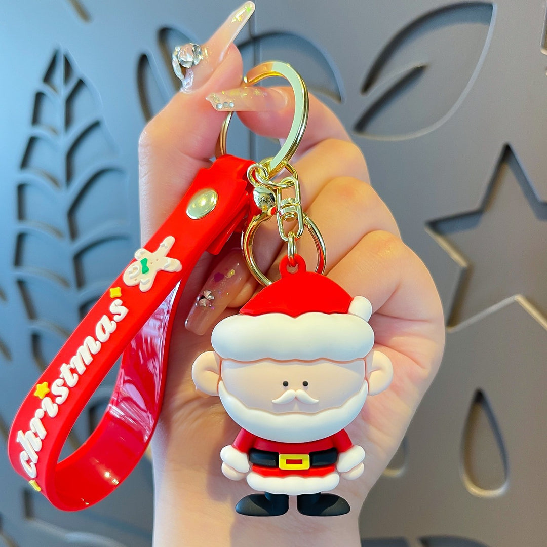 Christmas cute keychain pendant xmas gift