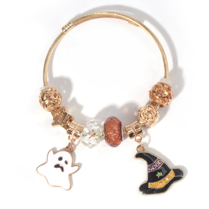 Halloween DIY beaded bracelet holiday gift