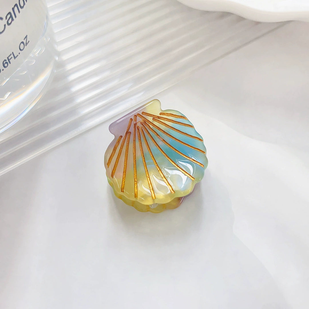 Seaside Shell shape mini hair clip