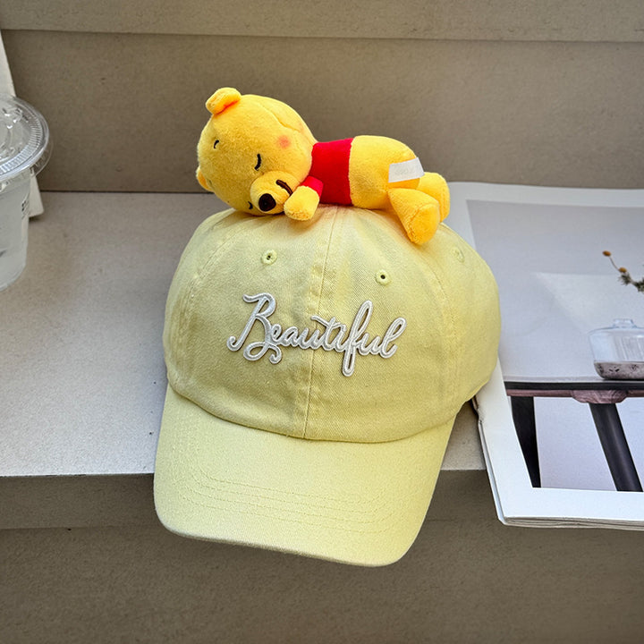 Cartoon doll decorated parent-child baseball cap