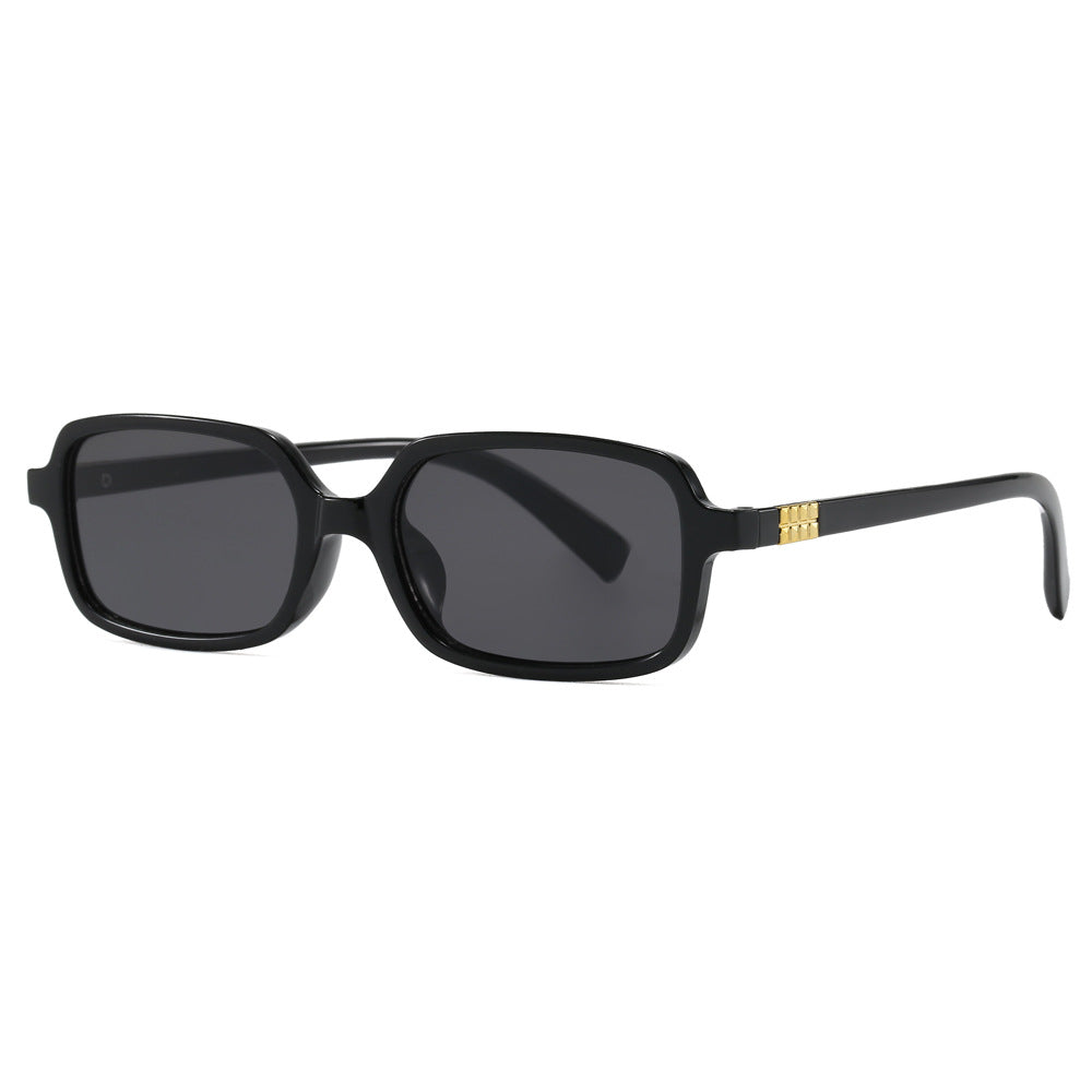 Square small frame sunglasses for women