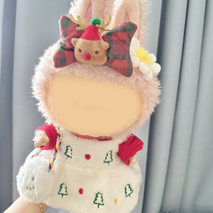 38cm MOKOKO Christmas tree embroidered white dress suit
