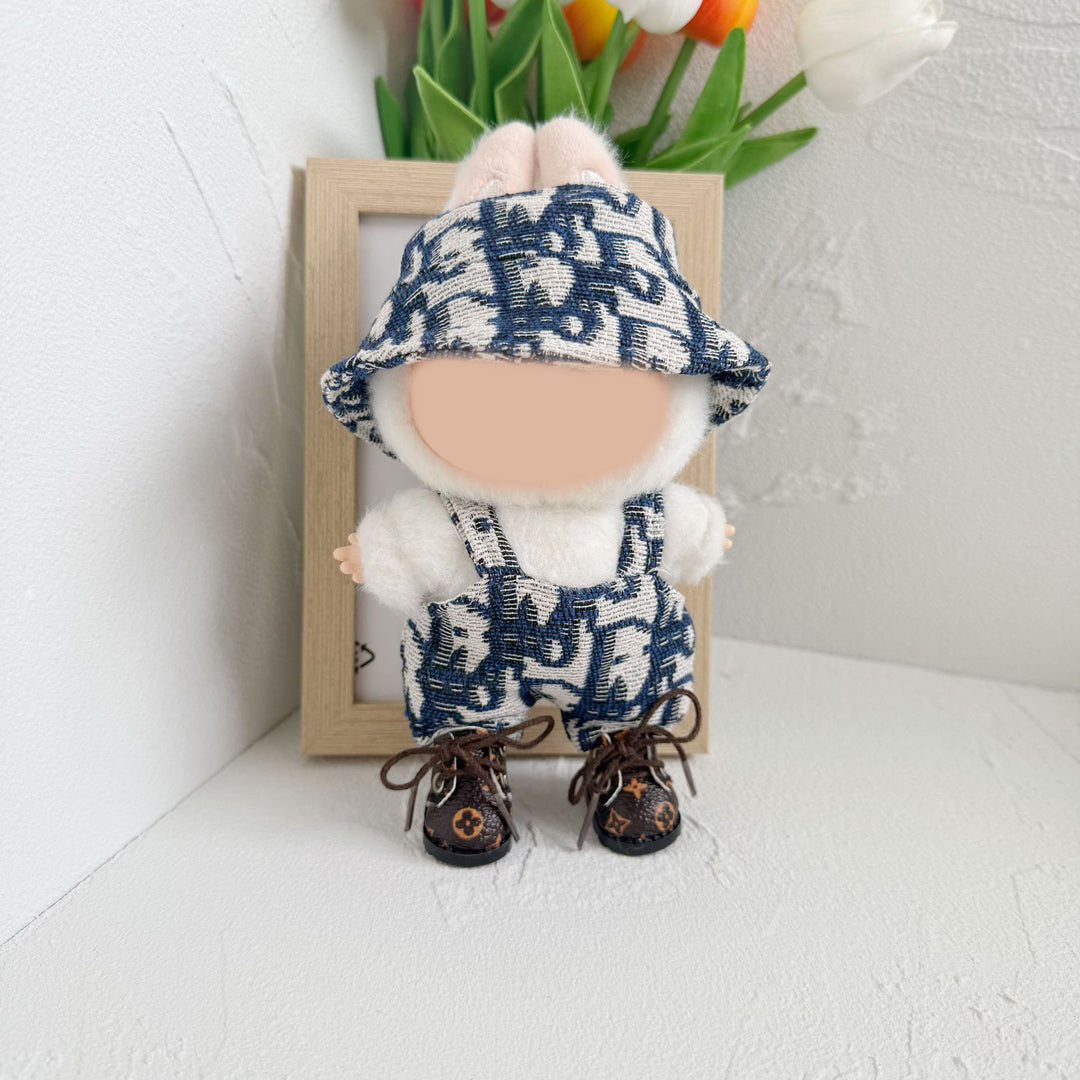 Handmade Luxury Rich Labubu doll clothes 3pcs set