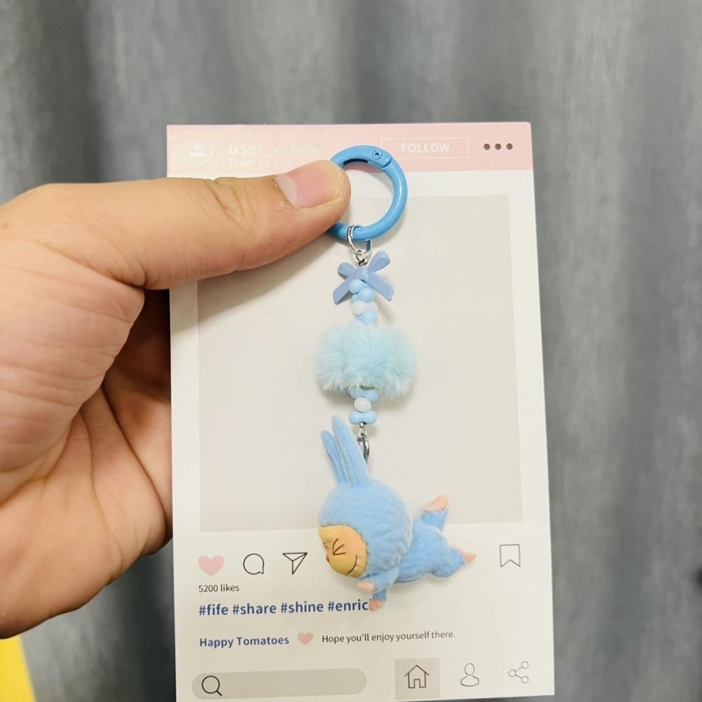 LABUBU Lazy Yoga Series Keychain Blind Box