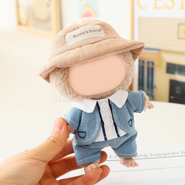 Labubu top&overalls set dolls clothes