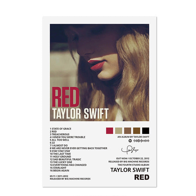 Taylor Swift album cover poster Swiftie gifts