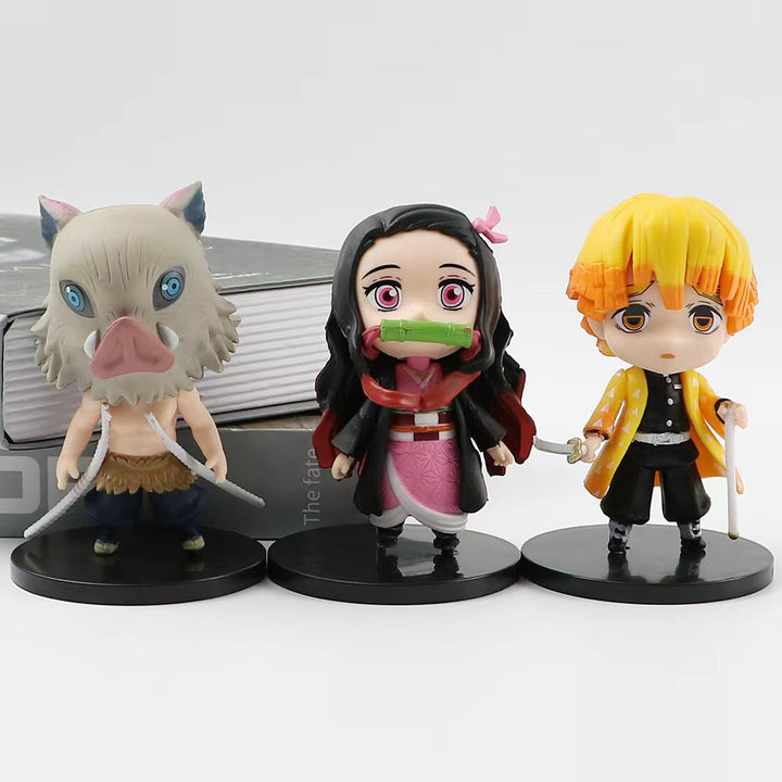 Demon Slayer: Kimetsu no Yaiba characters dolls ornament-6pcs set
