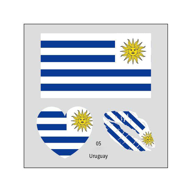 2026 FIFA World Cup national Flag Water Transfer Tattoo Stickers-10sheets