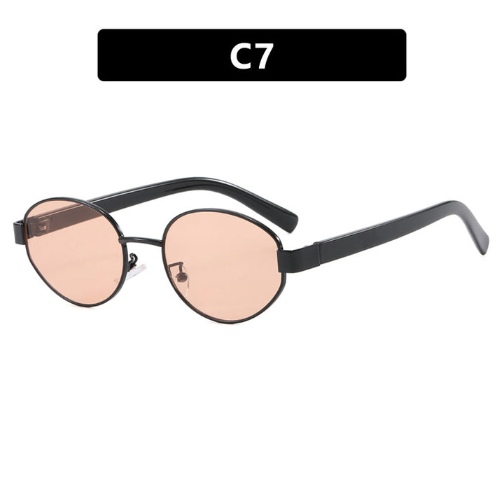Retro Oval Sunglasses for Women