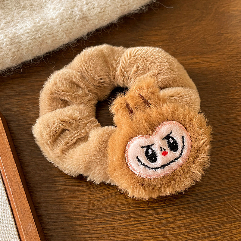 Labubu plush hair ring labubu rubber band hair accessories