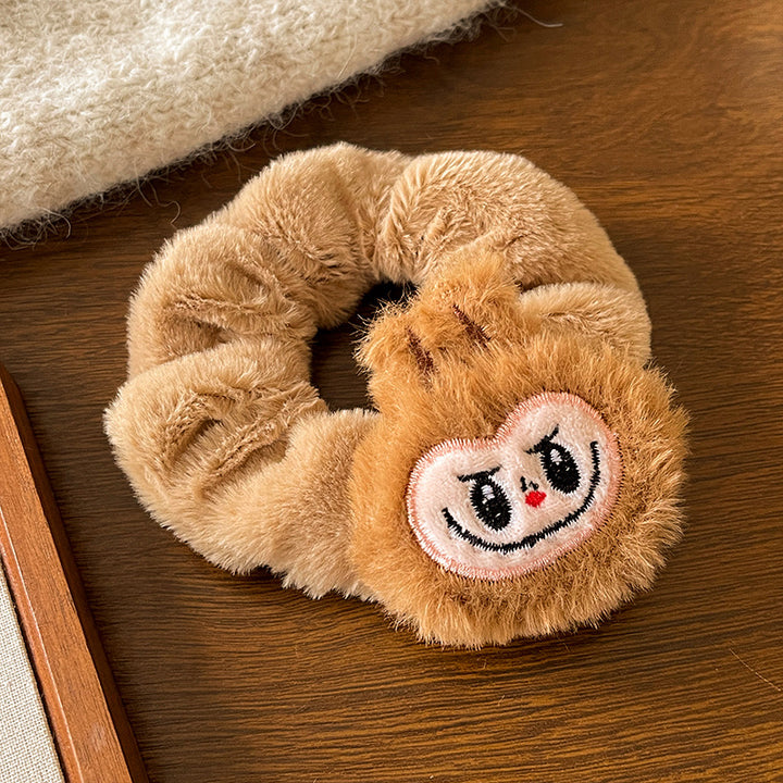 Labubu plush hair ring labubu rubber band hair accessories