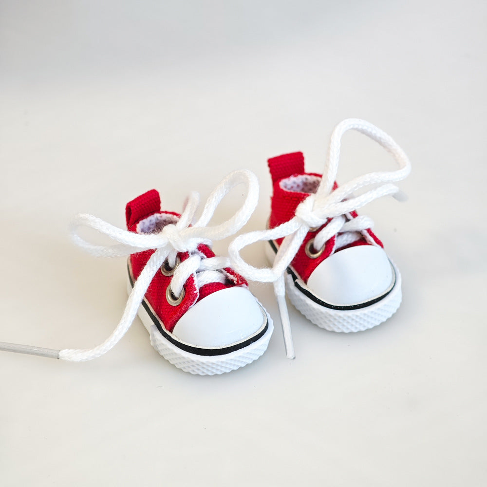 Labubu canvas shoes Doll mini shoes small boots