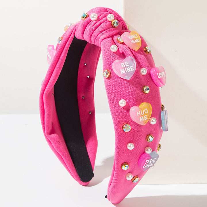 Valentine's day heart candy diamond deco sweet Headband
