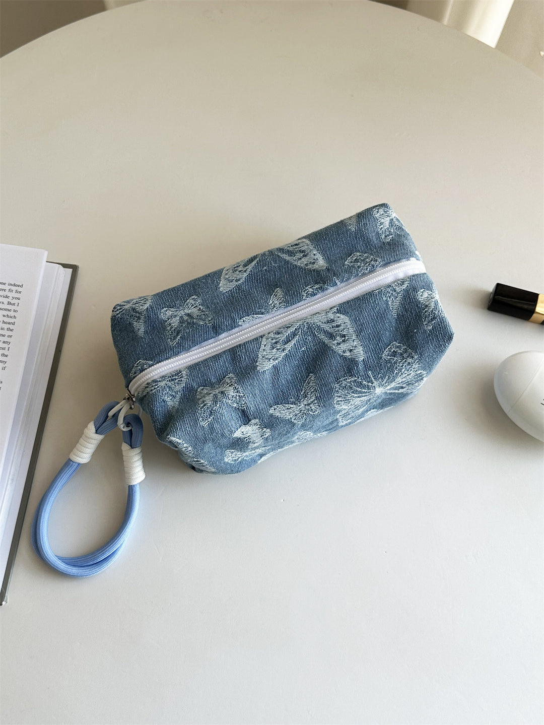 Denim Fashion Cosmetic Bag travel toiletry bag
