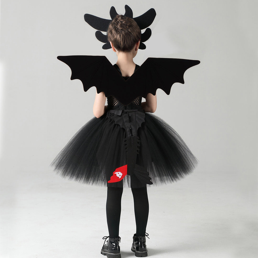 Halloween Dragon Toothless costume for girls