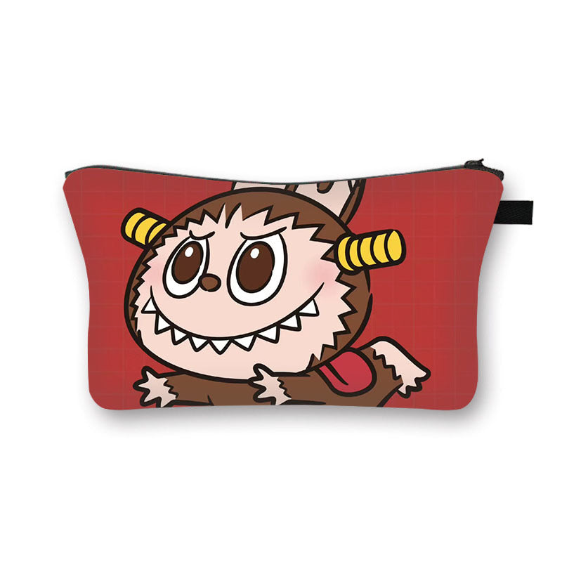 Labubu cosmetic bag portable toiletry bag
