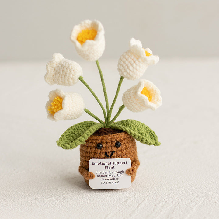 Handmade crochet Lily of the valley flower ornaments