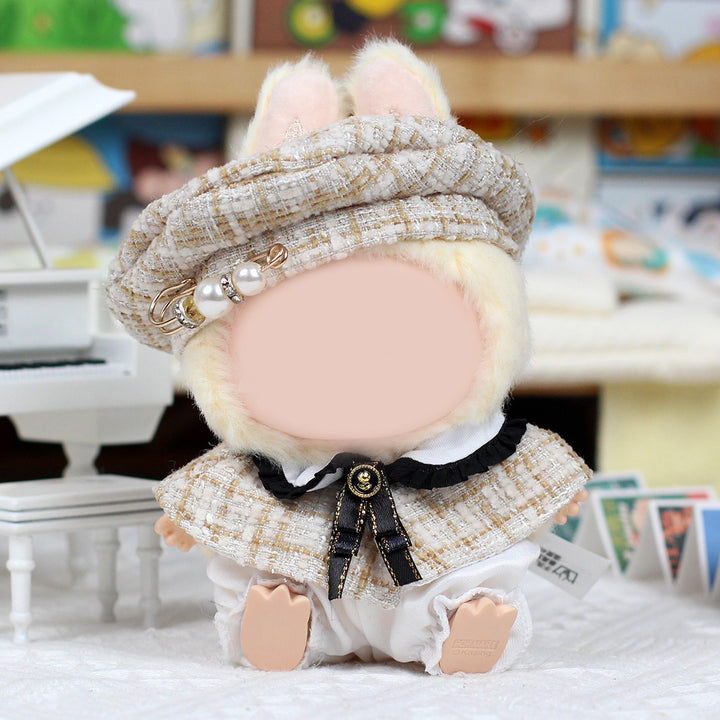 British retro style cape suit for sitting labubu
