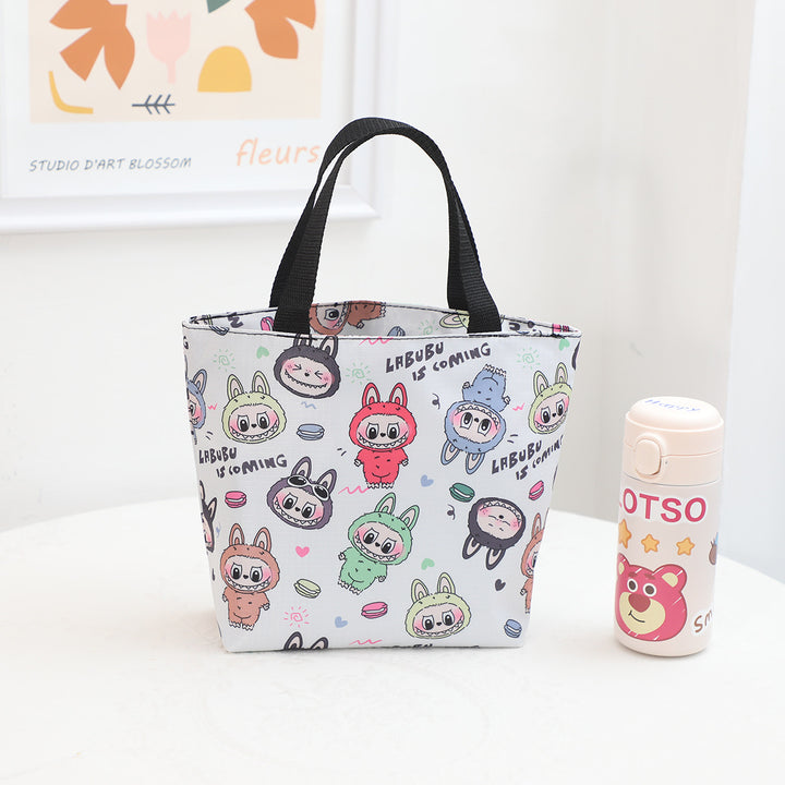 Labubu lunch box bag waterproof handbag storage bag